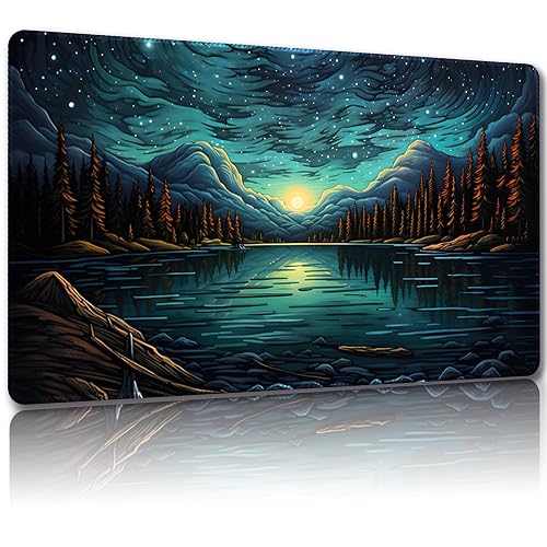 Malqiqi Magic Mat - Alfombrilla de juego para MTG y TCG, 27