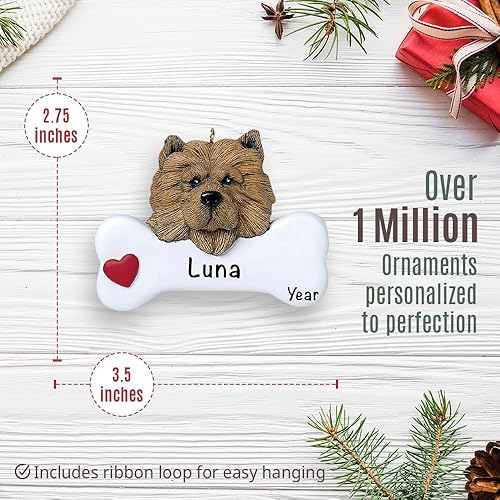 Miniatura 3 de Adorno personalizado de Chow Chow Chow First Christmas 2023  Decoración navideña Chow Chow  Regalos para todos los amantes y dueños de perros
