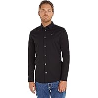 Tommy Jeans Tjm Original Stretch Shirt Dm0dm04405, Camicia a Maniche Lunghe Uomo