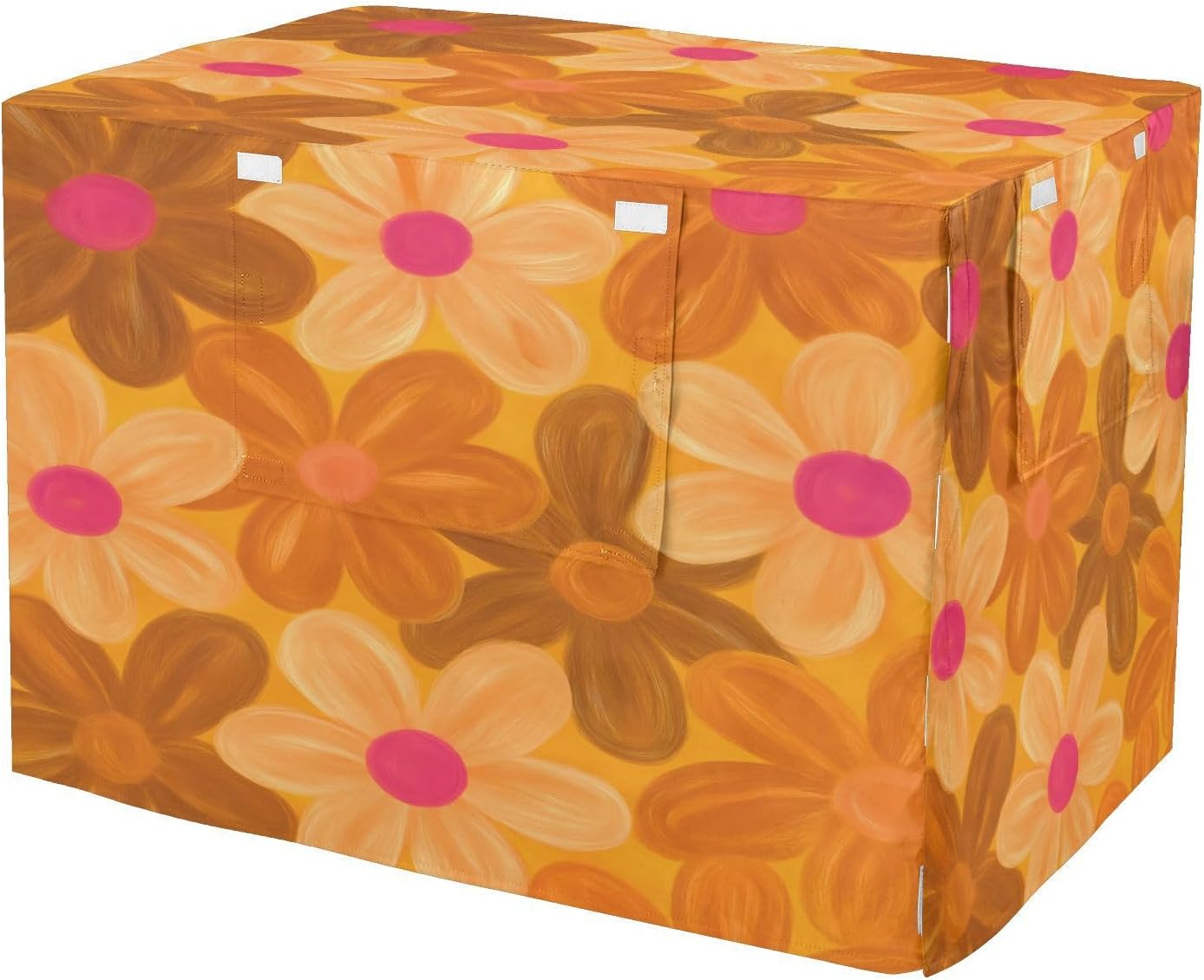 Nander Kawaii Flower Dog Crate Cover 30 in,Waterproof 600D Oxford