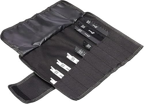 Miniatura 4 de Tienda Basics Juego de hojas de sierra recíproca de acero al cromo vanadio con bolsa organizadora, compatible con plástico, 32 piezas, blanco y negro
