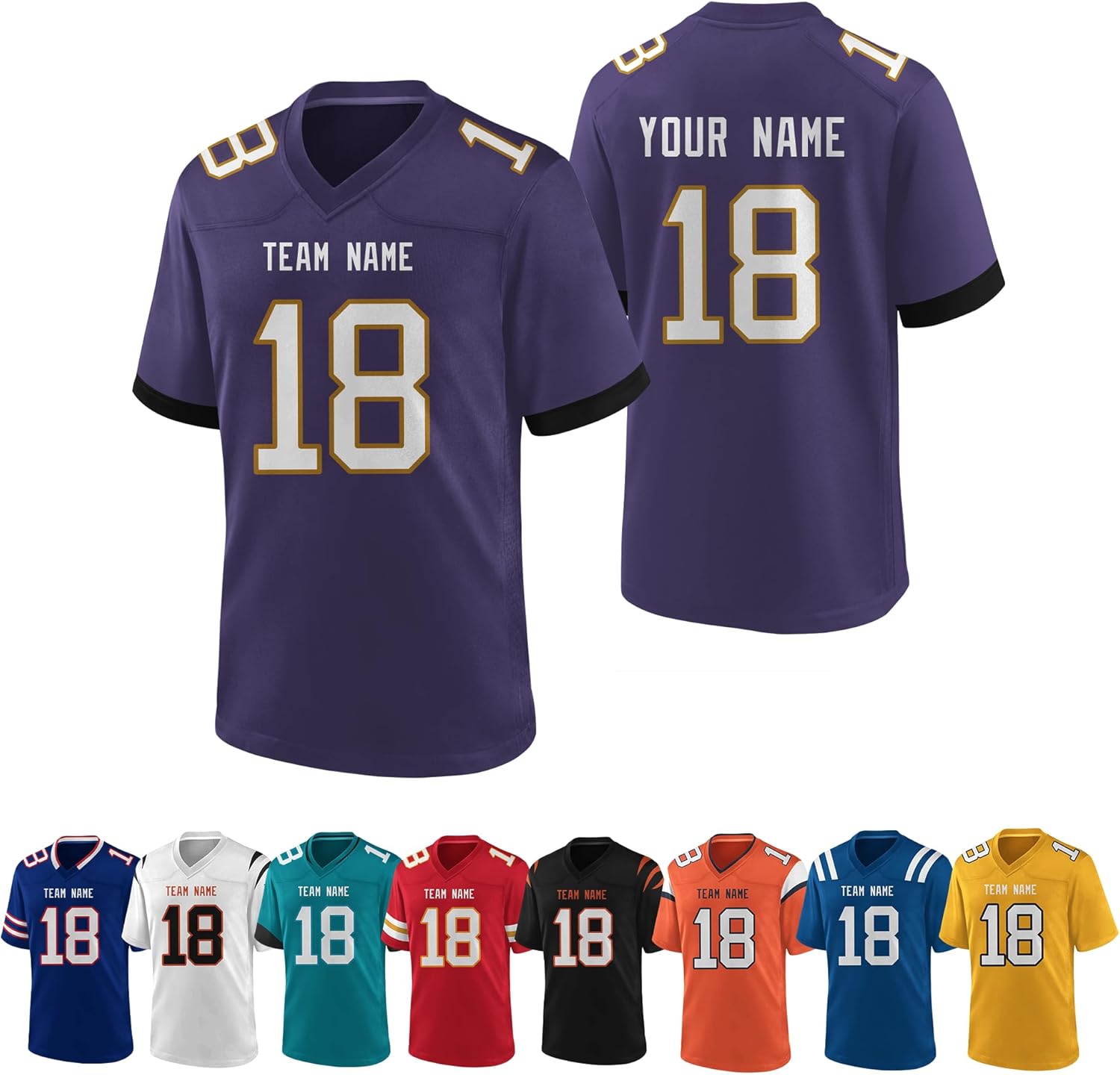 Custom Football Jersey Personalized Men Women Football Shirt Fans Uniform Gift