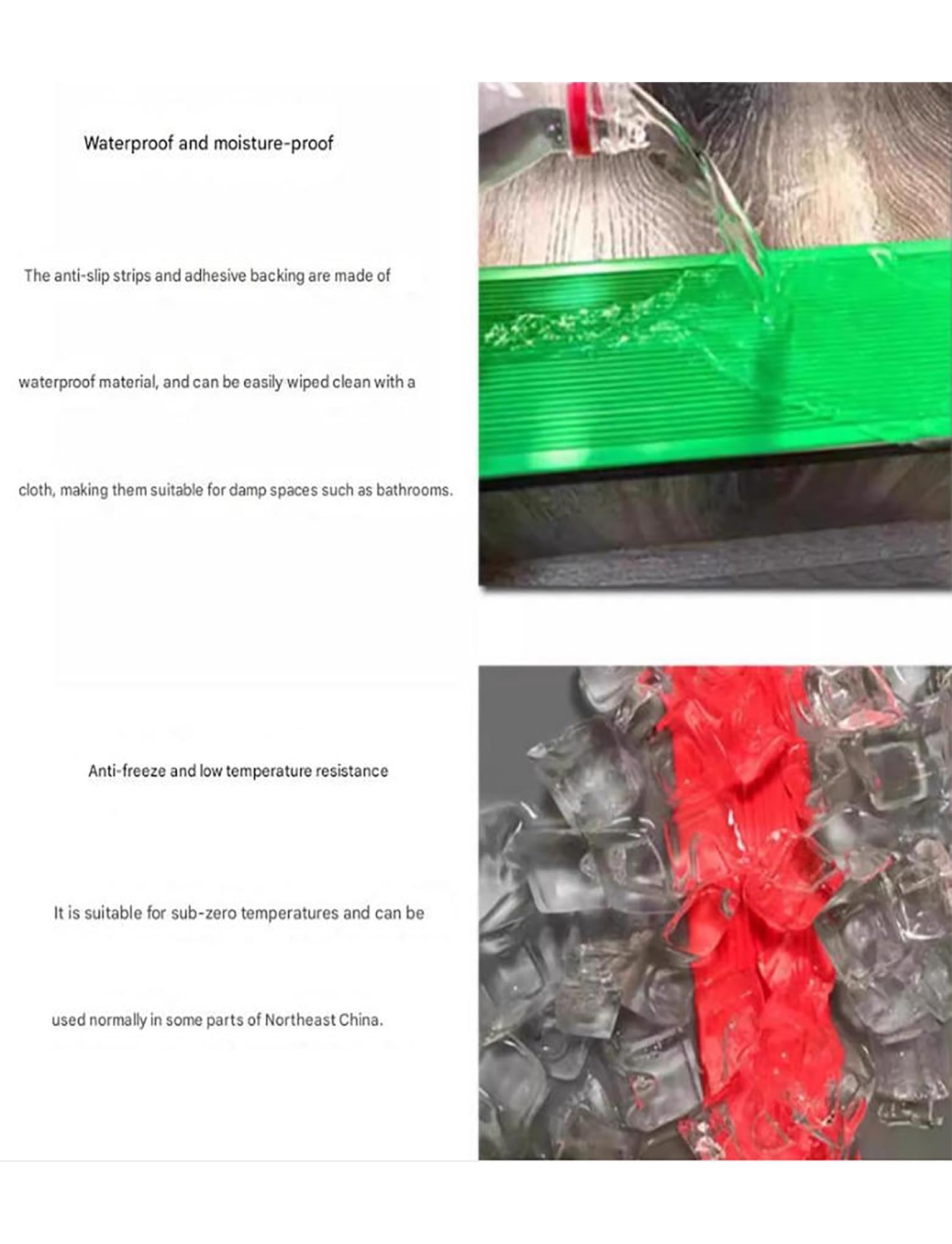 Cinta de tracción, autoadhesiva, antideslizante, PVC, antideslizante, para escaleras, tiras de seguridad impermeables para escalones, rampas y suelos, 7.9 pulgadas de ancho, 3 m de longitud