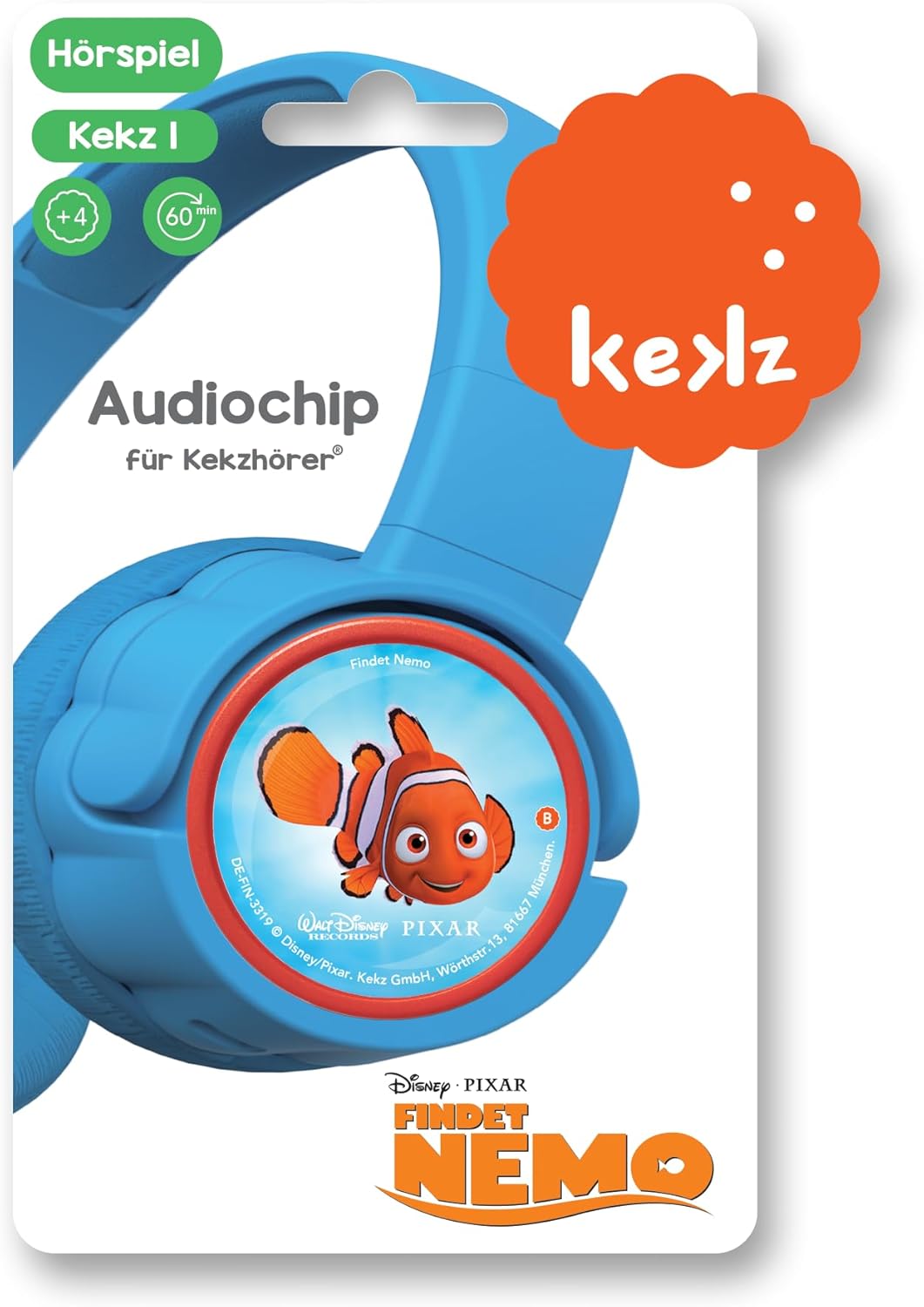 Audio chip for biscuit listeners, Disney - Kekz 1: Finding Nemo, radio play for children from 4 years, playing time approx. 60 minutes