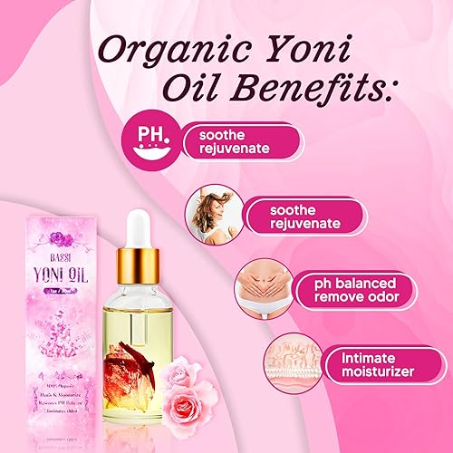 Miniatura 12 de Juego de lavado femenino y aceite Yoni y jabón Yoni para mujer, lavado Yoni para equilibrio vaginal de pH elimina el olor, hidratante de 1 onza