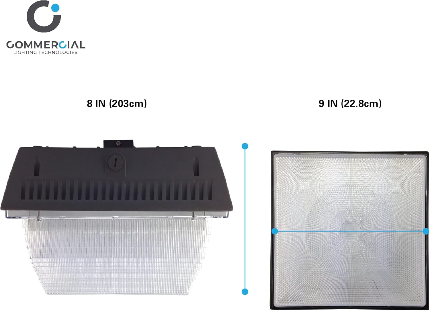 CLT 60W Waterproof IP65 LED Outdoor Canopy Garage Light 4000K