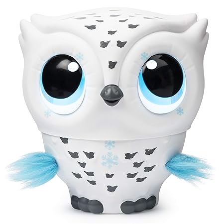 Owlezz Flying Baby Owl Interactive Toy with Lights and Sounds (White) for Kids Aged 6 and Up