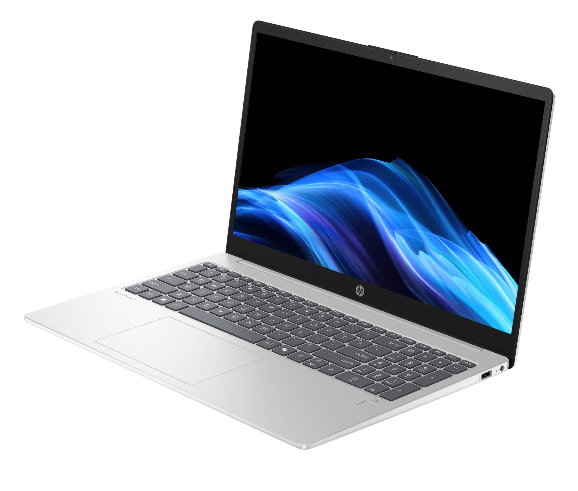 HP OmniBook 3 15-fn0002sl Notebook AMD Ryzen AI 5 330 16GB RAM 1TB SSD Windows 11 Tastiera Italiana QWERTY Argento