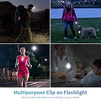 Vista 4 de Rechargeable Nurse Light Clip On for Night Shift, Bright Hand-Free Nursing Work Flashlight, Lightweight Nurse Scrub Light for Badge, Emergency Blue