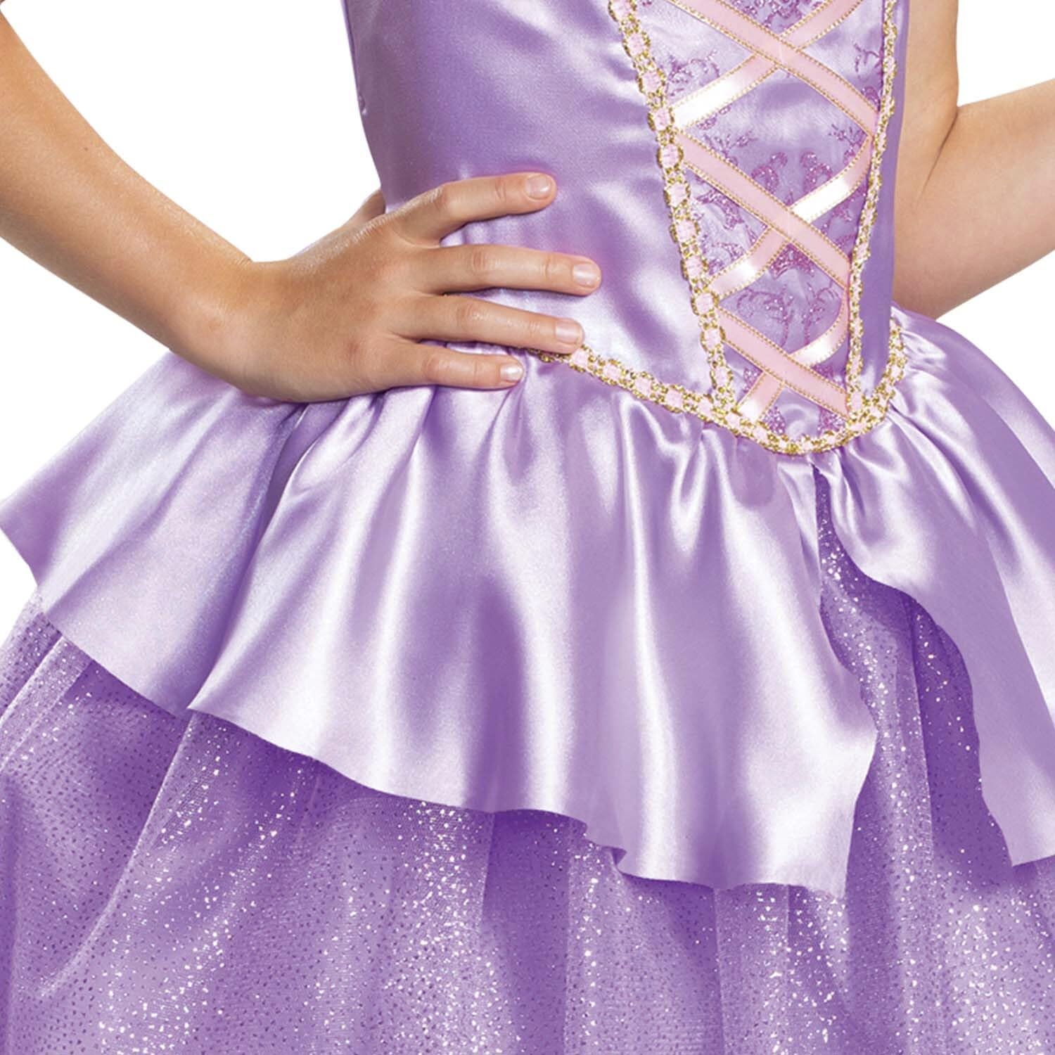 Disguise Disney Offizielles Deluxe Rapunzel Kostüm Kinder, Prinzessin Kostüm Für Mädchen, Größe S, Violett