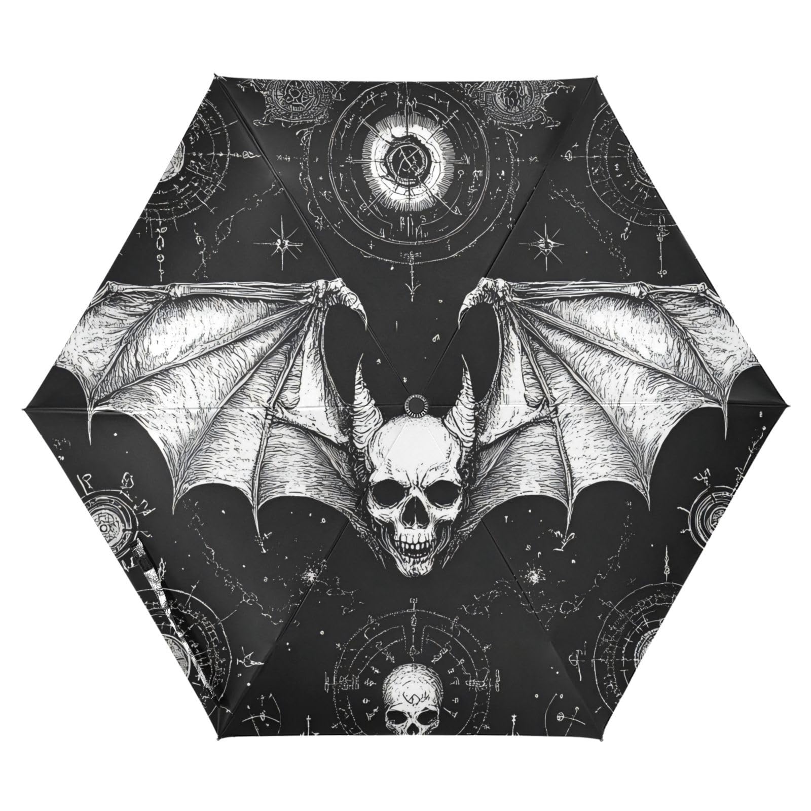 EtherSpher Evil Skull Black Gothic Umbrellas For Weddings 39 Inch Heavy Duty auto open close umbrellas for rain large for travel and golf Outdoor Defence Accessories para lluvia