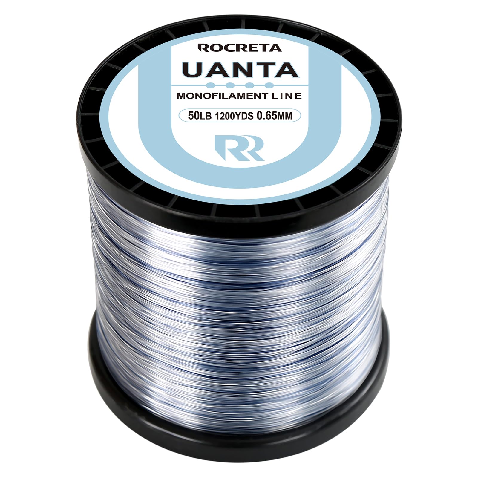 ROCRETA UANTA Monofilament Fishing Line, Superior Abrasion Resistance Mono Line, Ultimate Saltwater Fishing Line Leader Materials, 2025 New Fishing