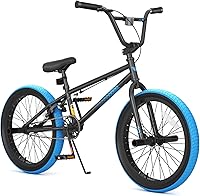 Vista 17 de 67i - Bicicleta BMX para niños de 18/20 pulgadas, bicicleta para niños de 8 a 12 años con freno U delantero y trasero, asiento ajustable, horquilla