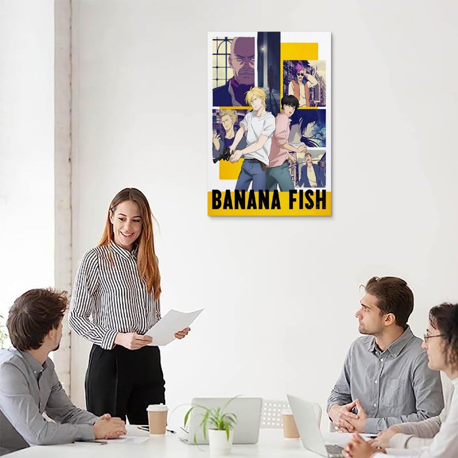 Leinwandbild Banana Fish 21 – Anime Manga Kunstdruck, 50x75 Cm | Wanddekoration