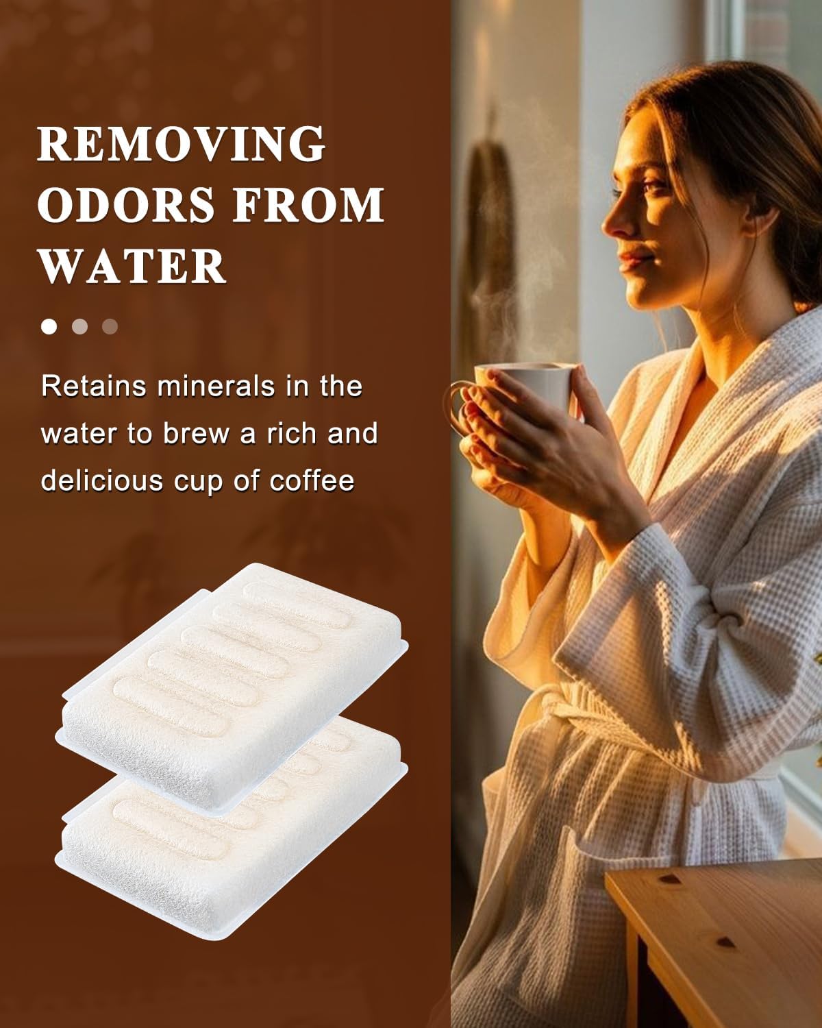 M 3pc Limescale Protection Pads for Coffee and Espresso Machines