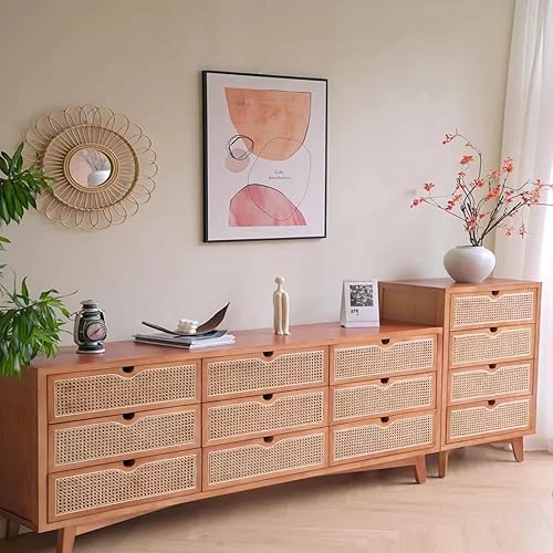 Miniatura 5 de Rollo de cincha de ratán de 14 pulgadas de ancho, material de bastón natural de ratán de 3.3 pies para gabinete, silla, muebles, con 319 pulgadas