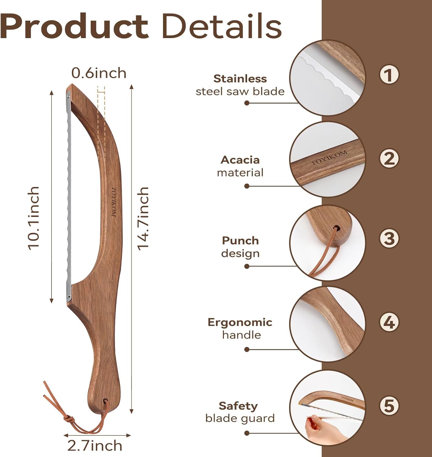 sourdough bread knife for homemade bread, sourdough bread slicer for homemade bread, bread cutter for homemade bread, serrated bread knife, sourdough knife for slicing, bread bow bread saw