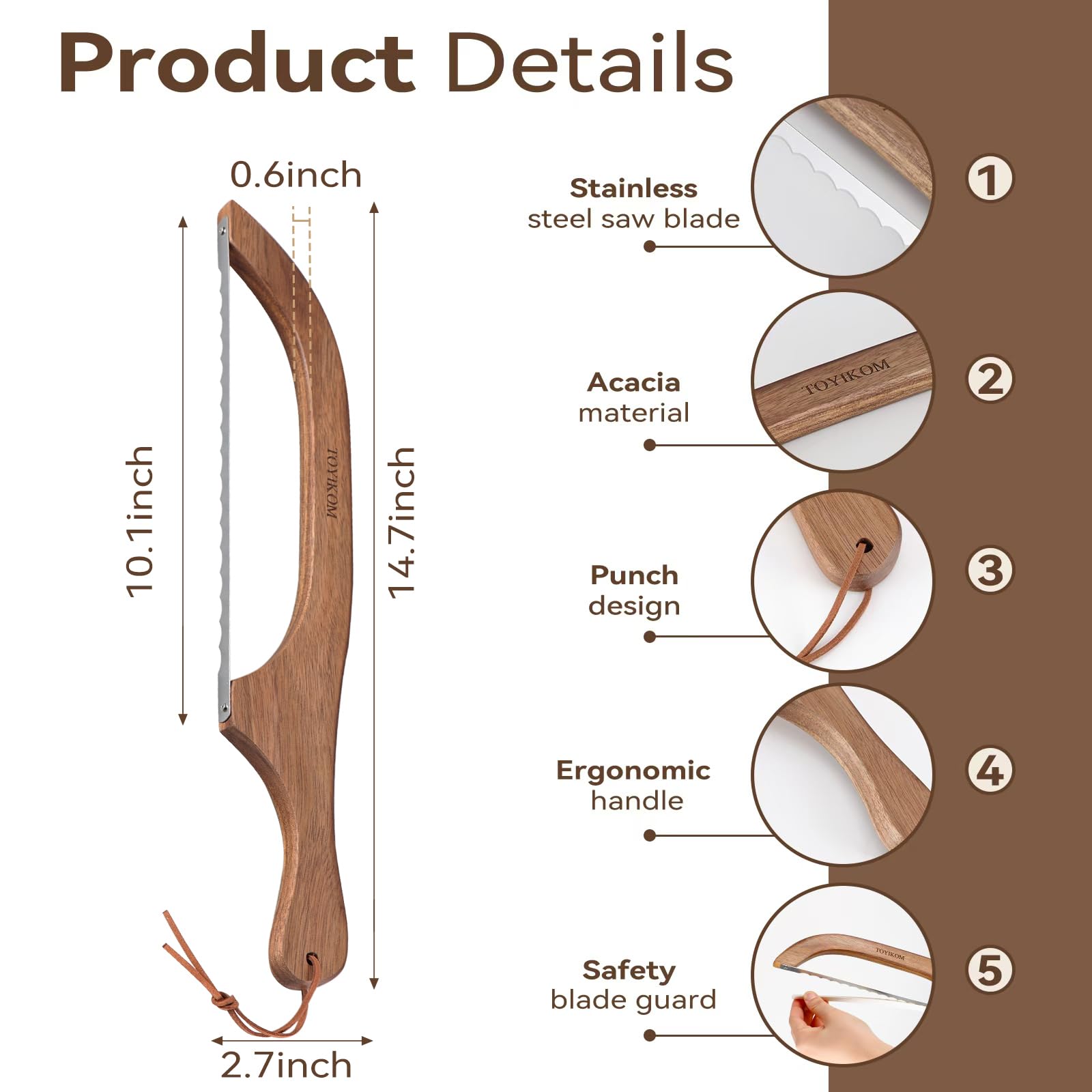 Sourdough Bread Knife - Slice Like a Pro -2