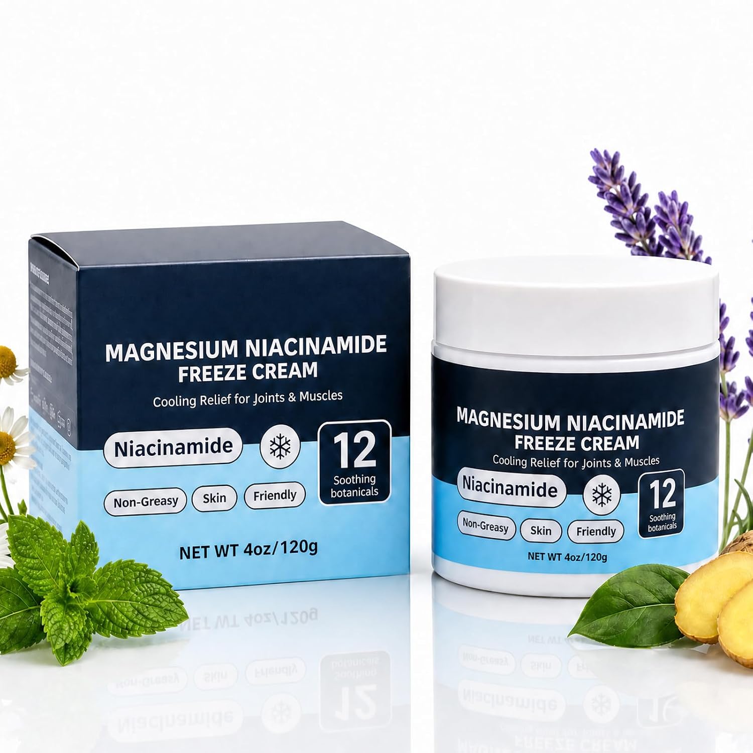 2026New Magnesium Relief Freeze Cream with Niacinamide