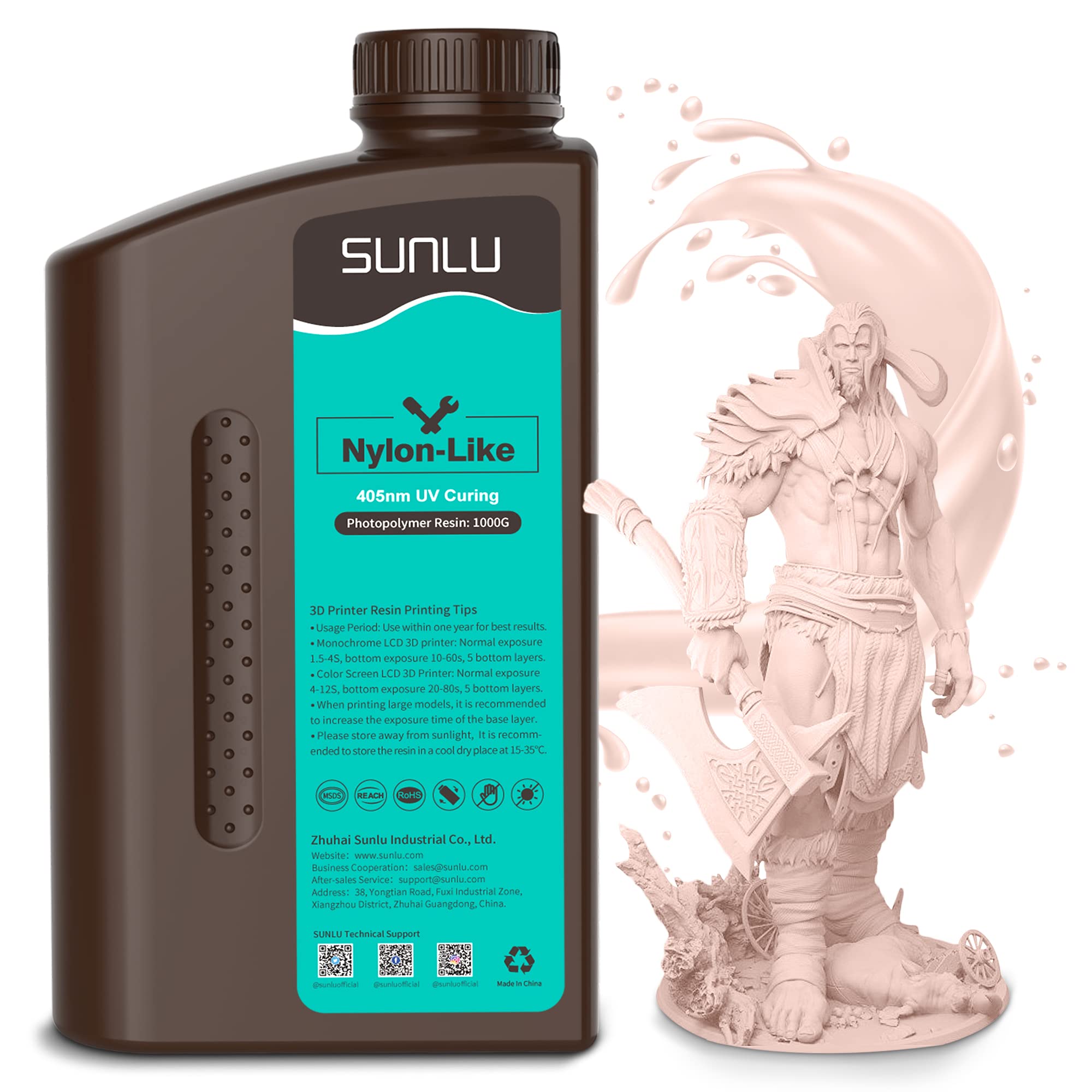 SUNLUPA Like Resin, 3D Printer Resin, 1000G, Beige