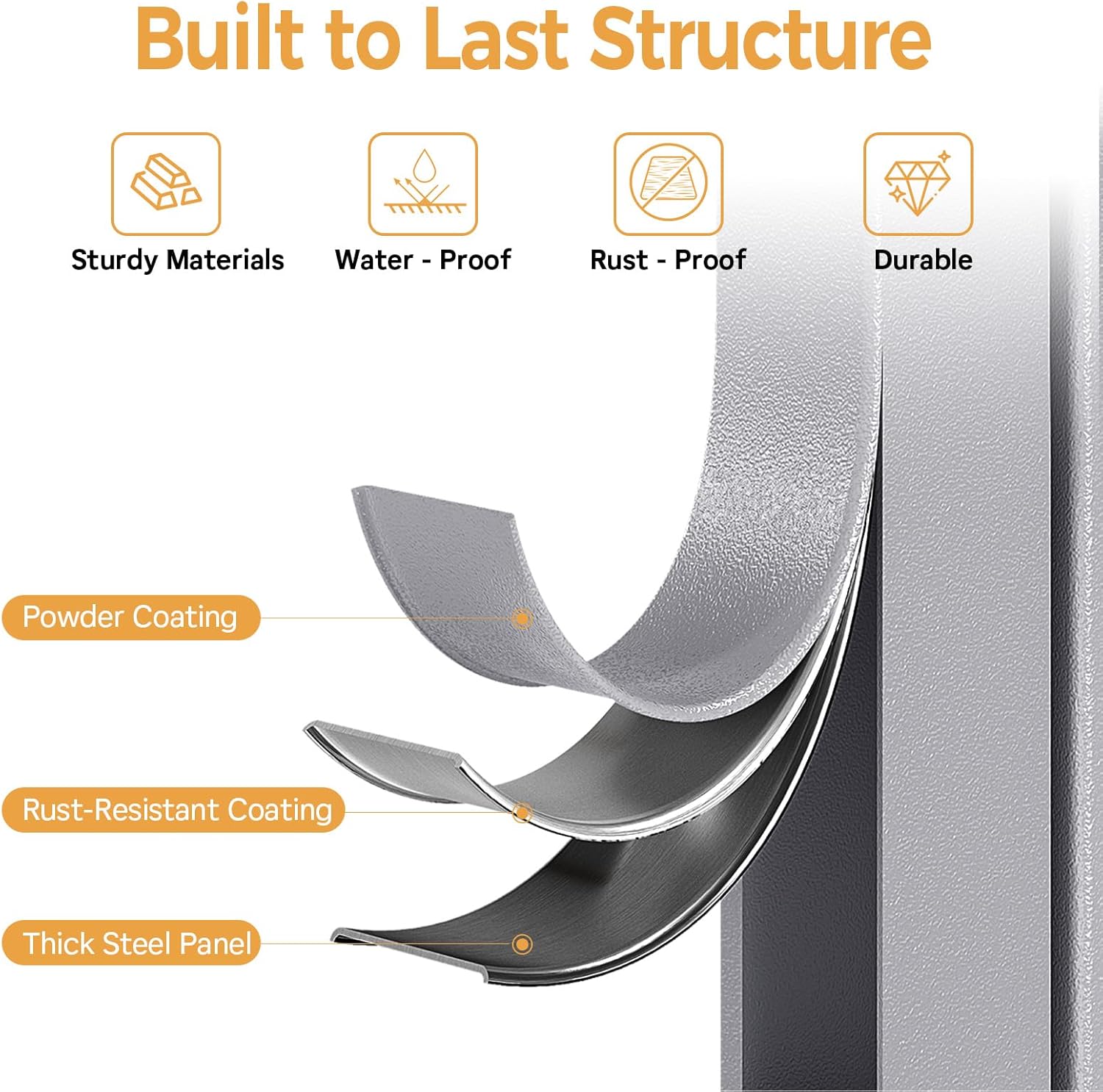 Metal Storage Cabinet Organizer,Kitchen Storage Cabinets With Doors and Shelves,Small Tall Narrow Cabinet with Acrylic Doors & Wheels, Slim Office Cabinets Shelf,NO SCREW NO TOOL ASSEMBLY,Gray