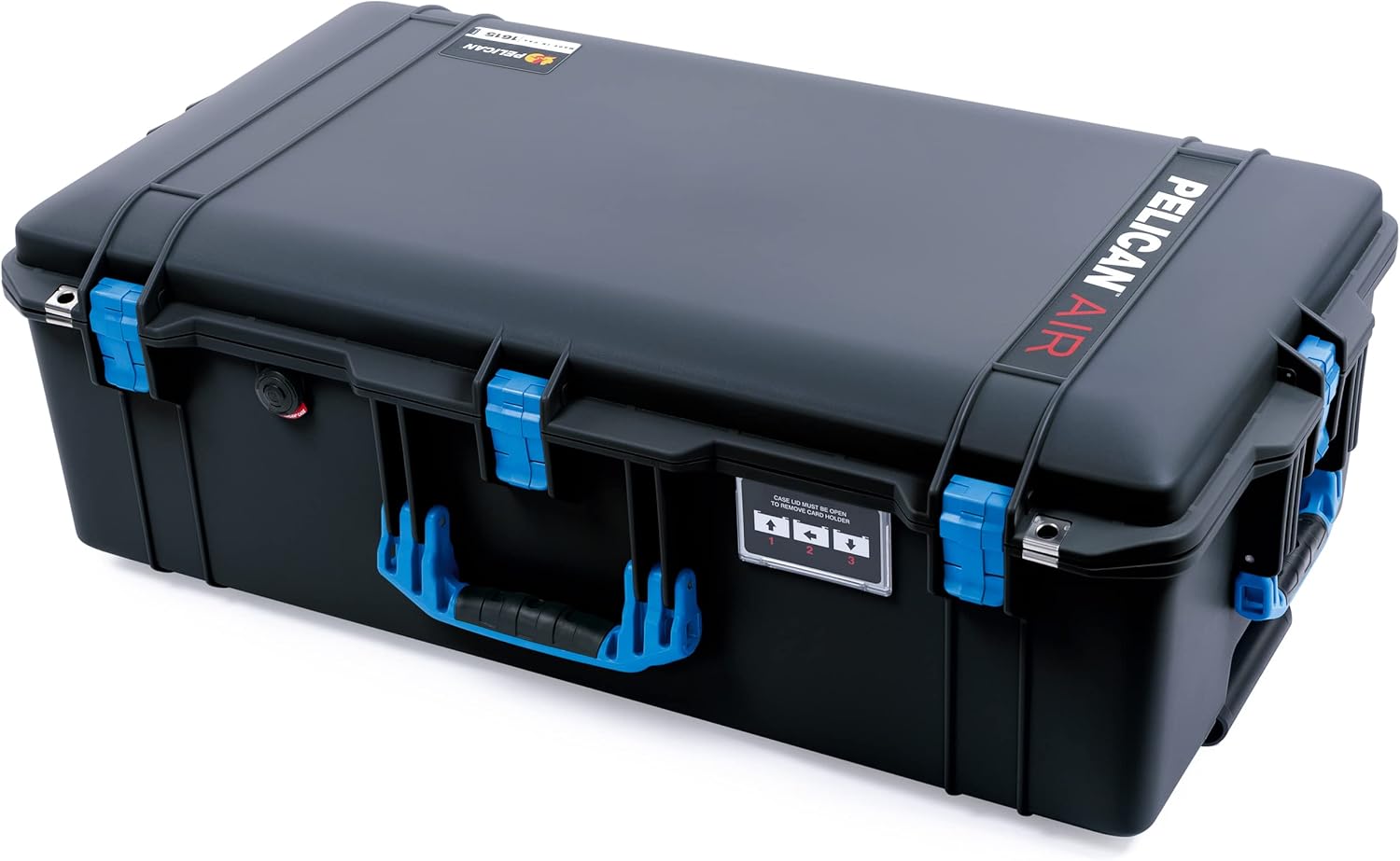 Black & Blue Pelican 1615 Air case with TrekPak Dividers & Mesh lid Organizer.