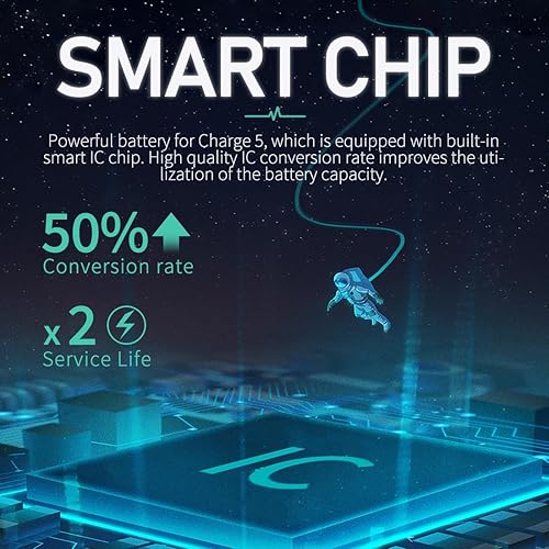 Vista 4 de Batería de repuesto para JBL Charge 5 de 7500 mAh compatible con altavoz Bluetooth inalámbrico Charge 5, GSP-1S3P-CH4A GSP-1S3P-CH40 1AA011NA