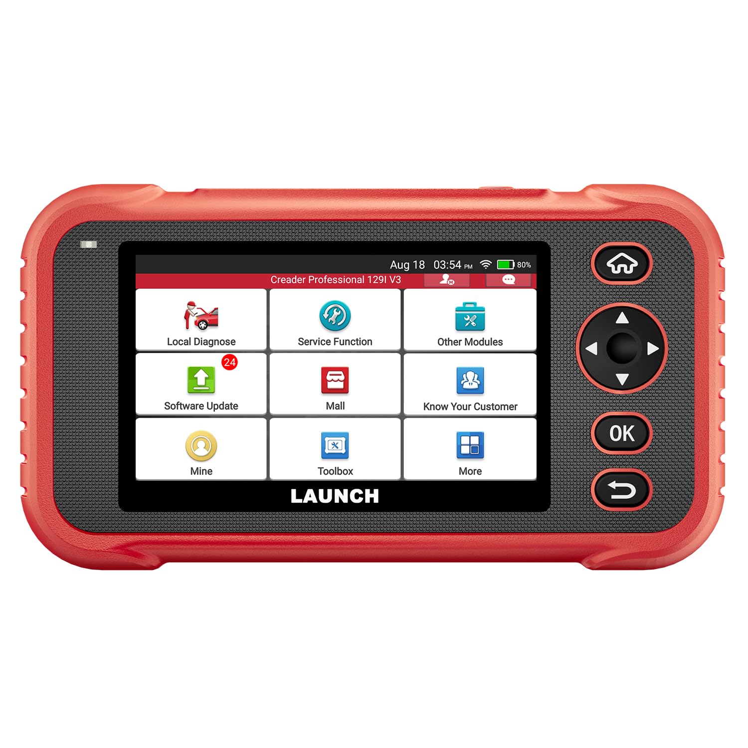 LAUNCH OBD2 Scanner CRP123 Check Engine/ABS/SRS/Transmission Code Reader Diagnostic Scan Tool for Car,Support Full OBD2 Modes,Print Graph Data &Free Update Lifetime