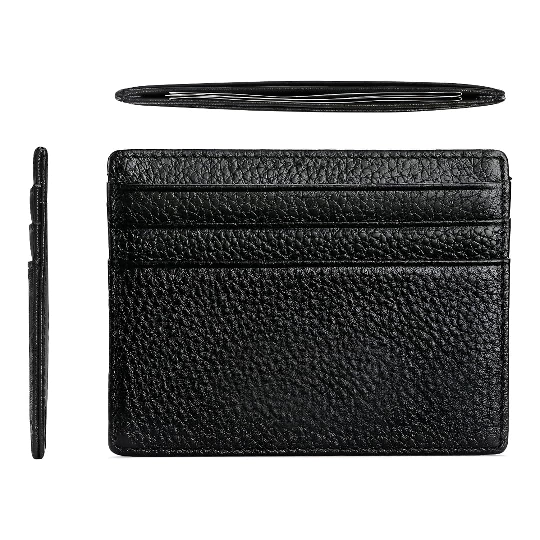 nfi essentials PU Leather 7 Slots Vertical Card Holder Credit Debit Card Holder Zipper Coin Purse for Men and Women Accordion Money Wallet Security Wallet-picture-21