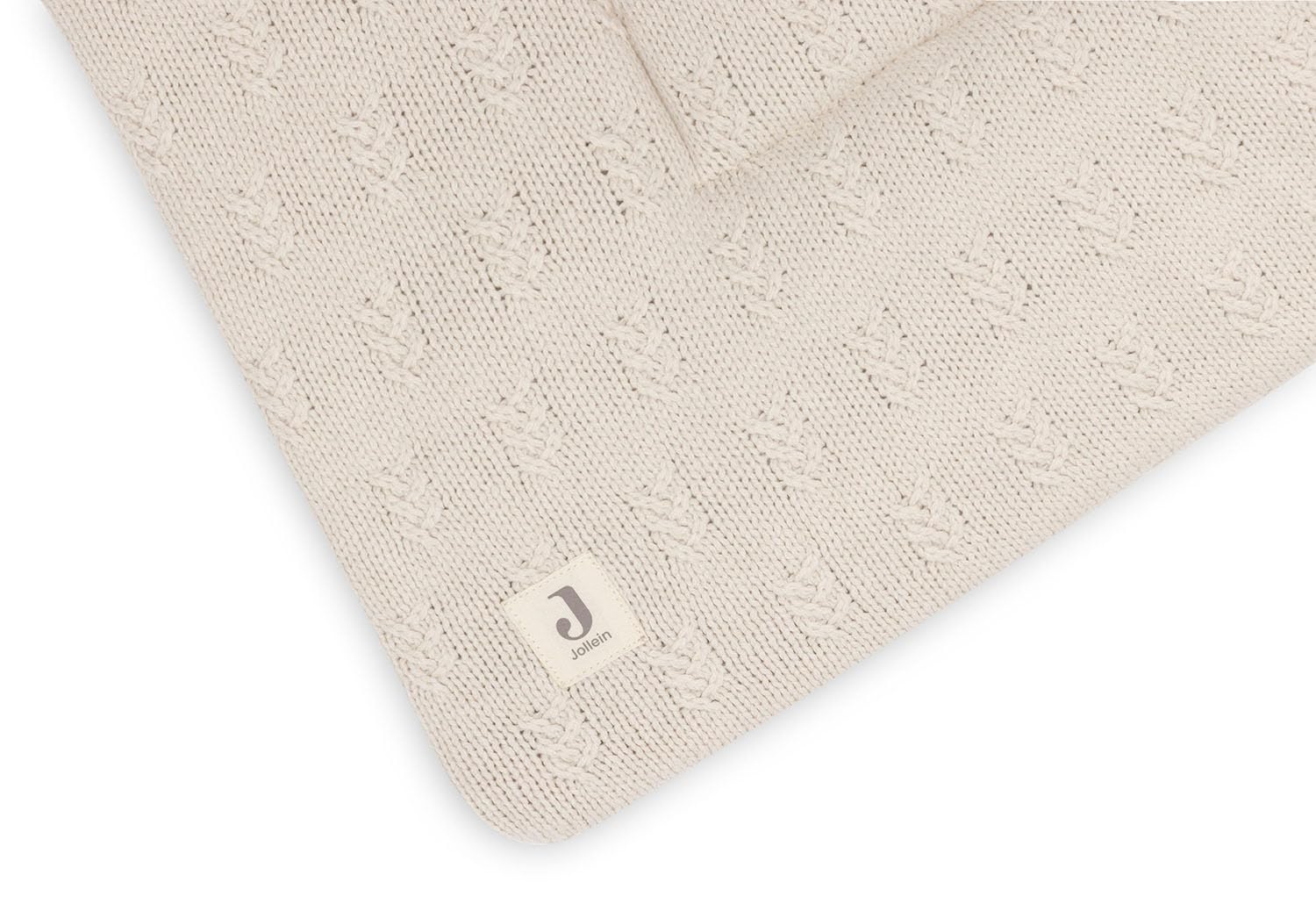 Tapis de parc 75x95cm Grain Knit Oatmeal - Jollein