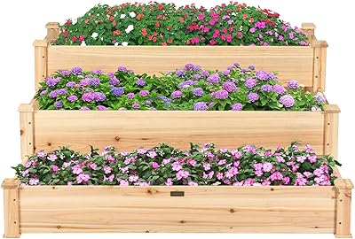 MAT EXPERT 3-Tier Raised Garden Bed, 49