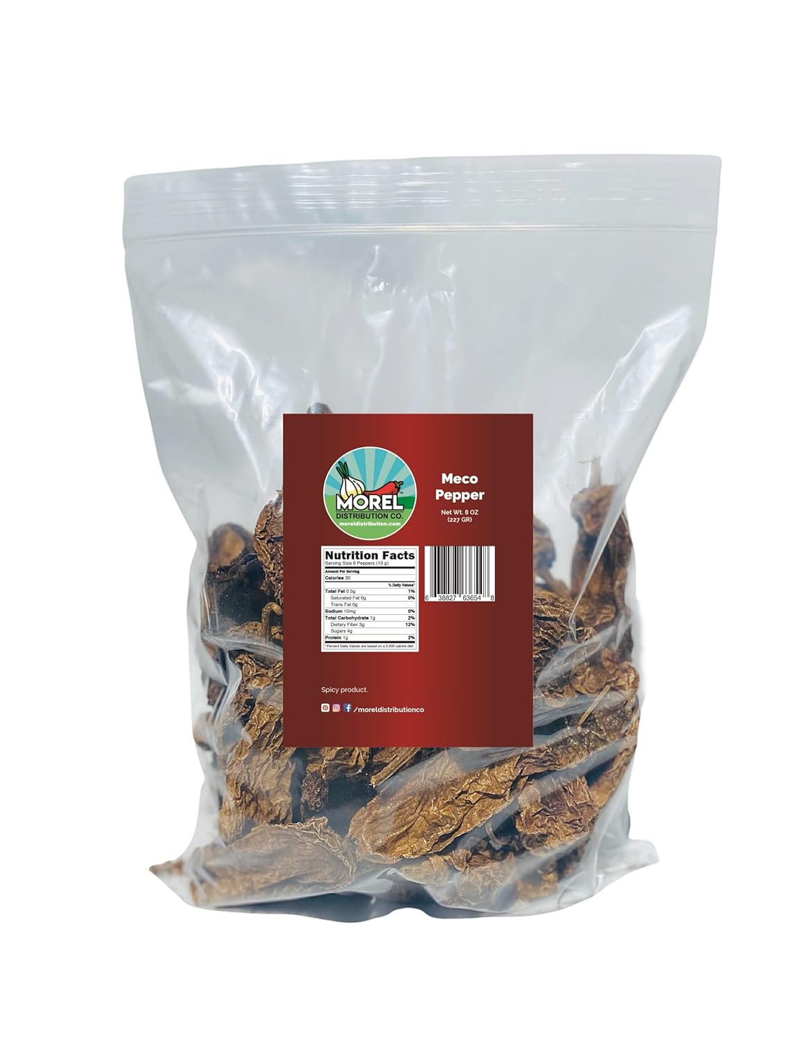 Dried Chile Chipotle Meco Pepper // Weights: 4 Oz, 8 Oz, 1 Lb, 2 Lbs, 5 Lbs, 10 Lbs! (1 Lb)
