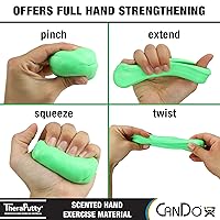 Vista 4 de Masilla aromática para ejercitar de CanDo TheraPutty , 1