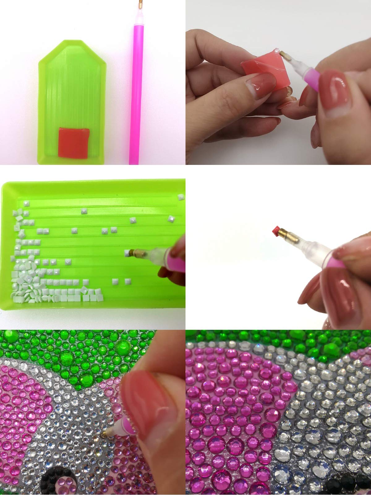 Bimkole 5D DIY Diamond Painting Kits Roses Broderie Diamant Kits De