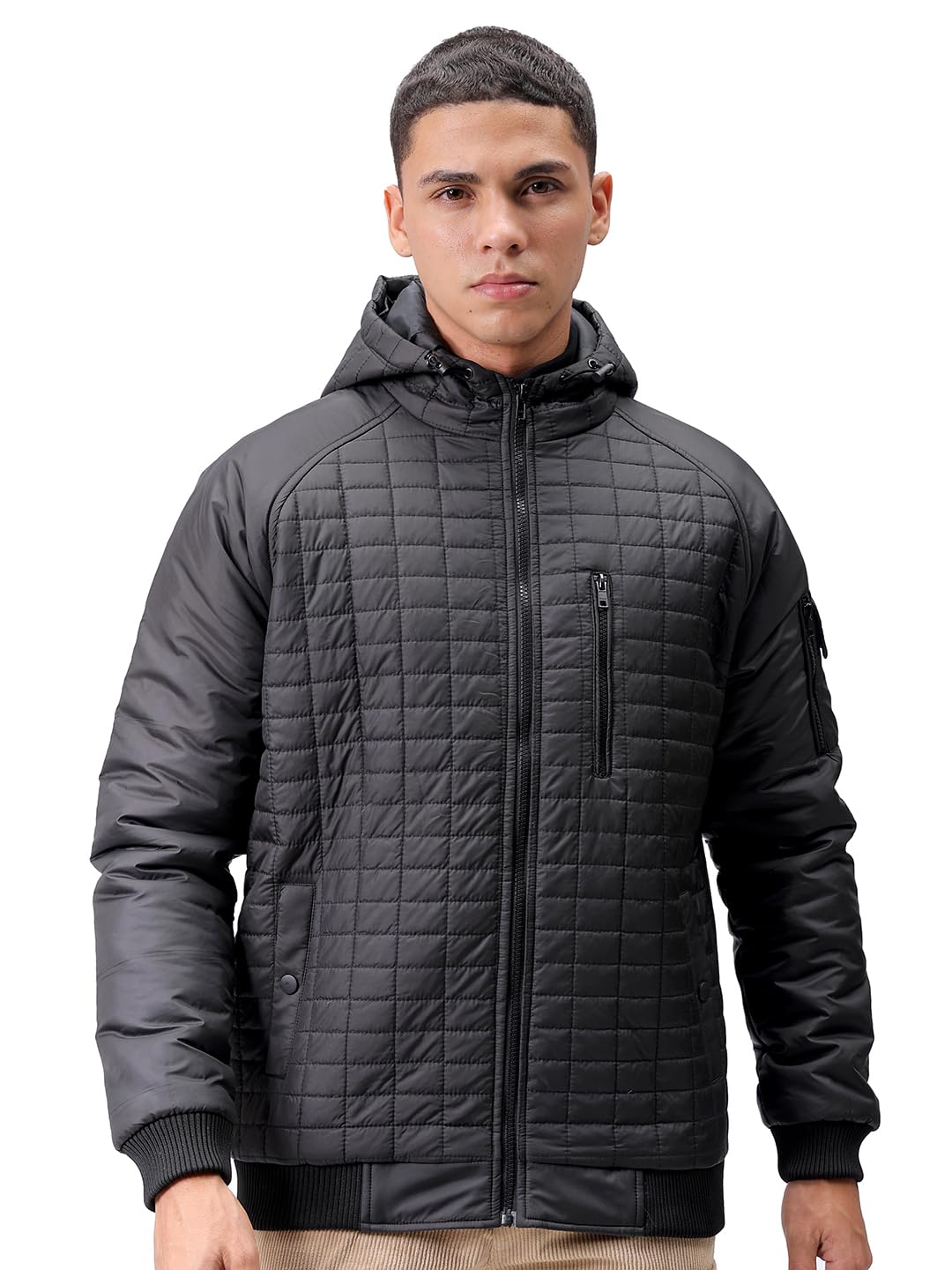 the indian garage co Men's Polyester Regular Puffer Jacket-picture-29