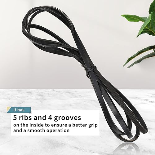 Miniatura 4 de WE03X10016 - Kit de 4 rodillos de secador, kit de reparación de secadora WE12M37 compatible con secadora GE, reemplaza WE12M39 PS8756654 3029269-3