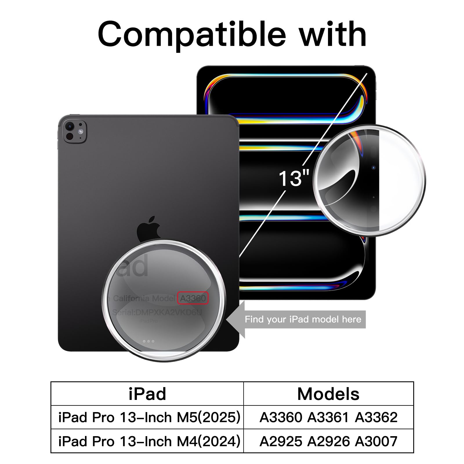 Amazon.co.jp: JETech iPad Pro 13インチ M5/M4 (2025/2024)用 液晶