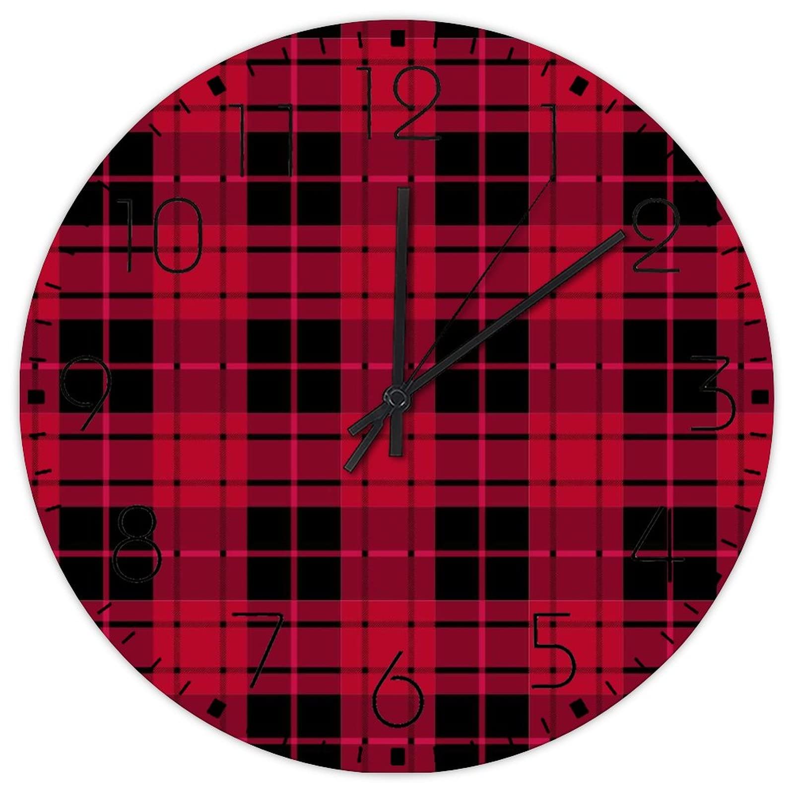 Horloge murale en bois de piscine et terrasse couverte au style carreaux de buffle chaleureux