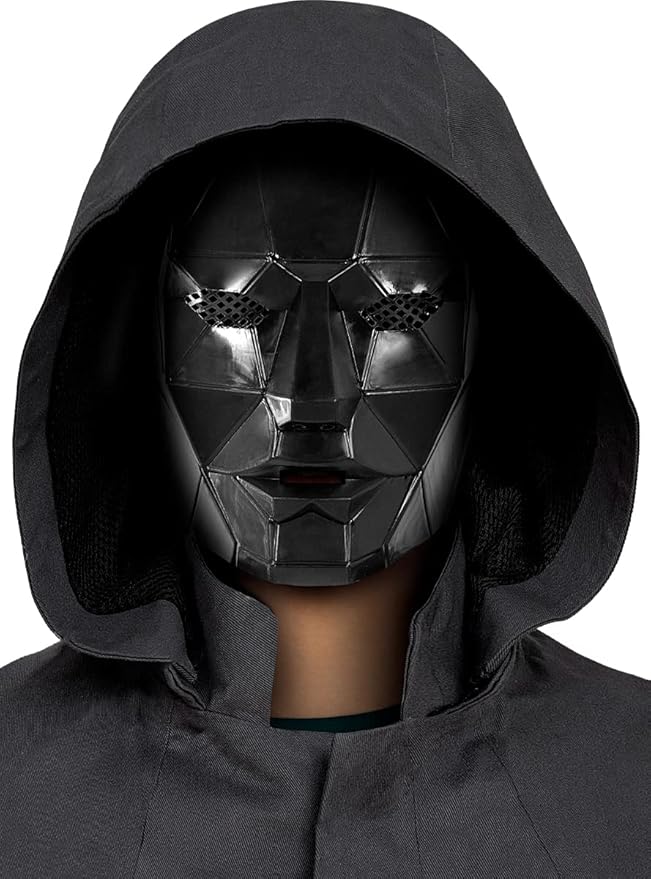 Funidelia Máscara del Líder El Juego del Calamar - Oficial Netflix para Hombre y Mujer. Accesorios de Disfraces para Adultos