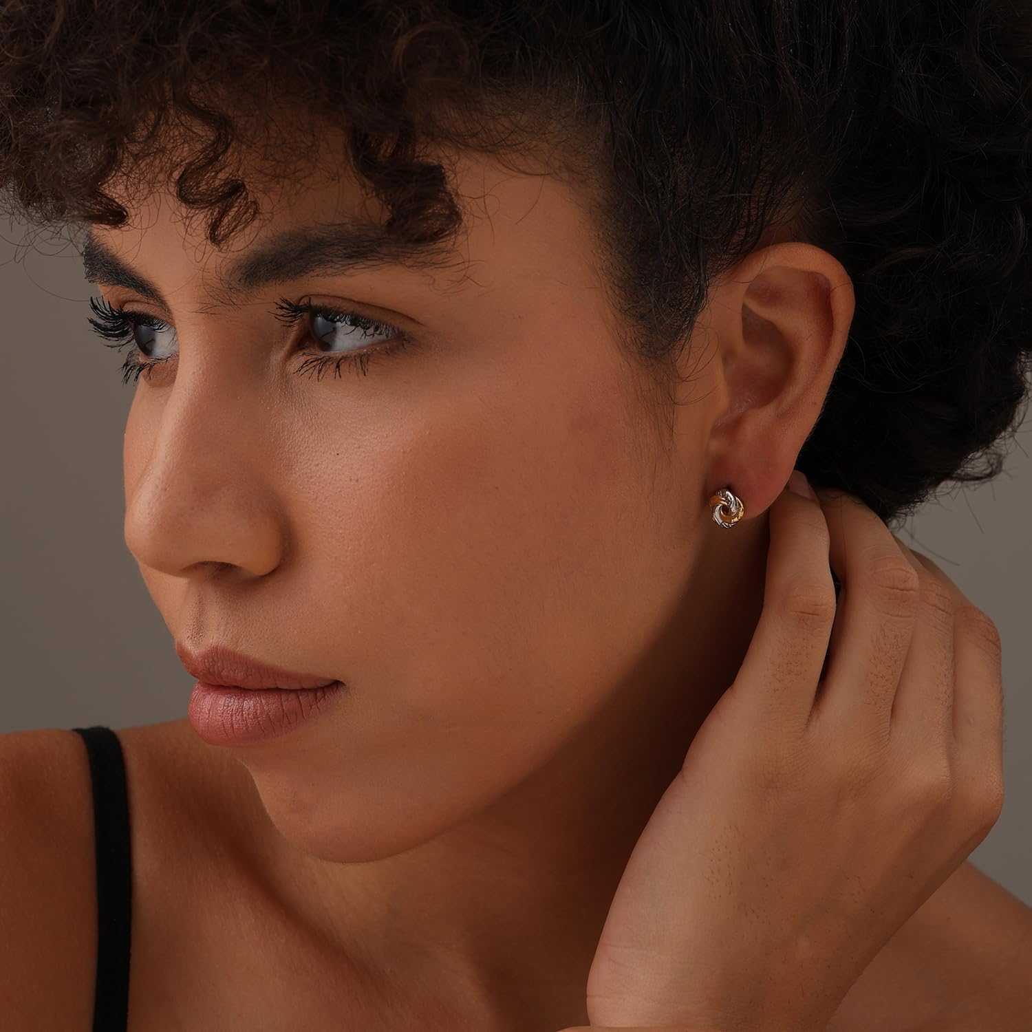 925 Sterling Silver Love-Knot Earring Stud Jewelry Italian Design Lightweight Twisted Love Knot Stud Earrings for Women | Celtic Knot Stud Earrings - Image 2