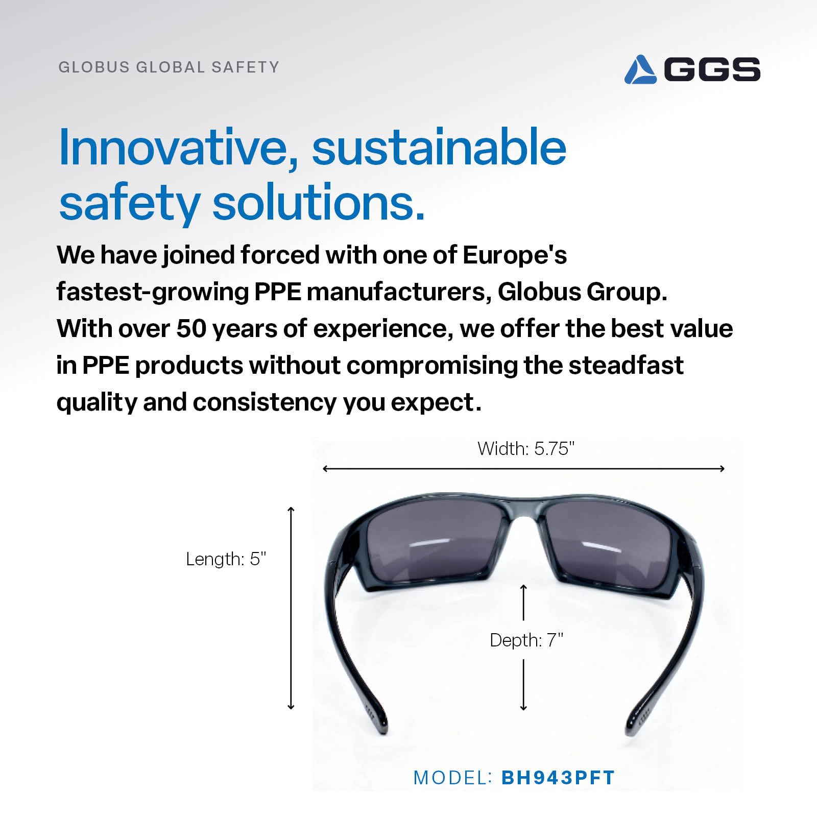 Bullhead Safety Dorado okulary ochronne z technologią Performance Fog, ANSI Z87+, okulary ochronne z ochroną przed promieniowaniem UV i powłoką zapobiegającą zarysowaniom, soczewki Dark Smoke, Crystal