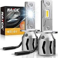 NATGIC H3 LED Fényszóró Izzó 16000LM 80W 6500K Xenon Fehér Autó Lámpa 1