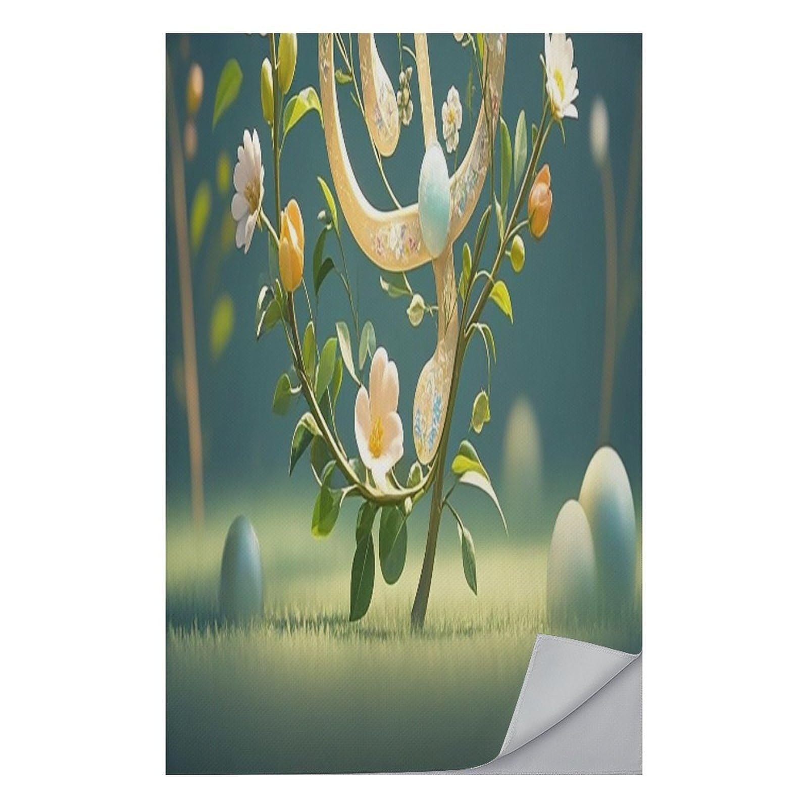 AQRJLPM Musical Note Floral Quick Dry Towel Cold Fabric Workout Sweat Towels Highly Absorbing Odor-Free Travel Towel for Hot Yoga Tennis Running Exercise Working Out Camping