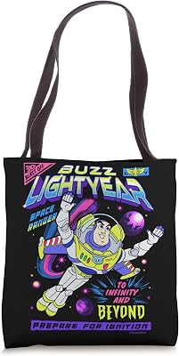 Disney Pixar Toy Story Buzz Lightyear Comic Cover Tote Bag