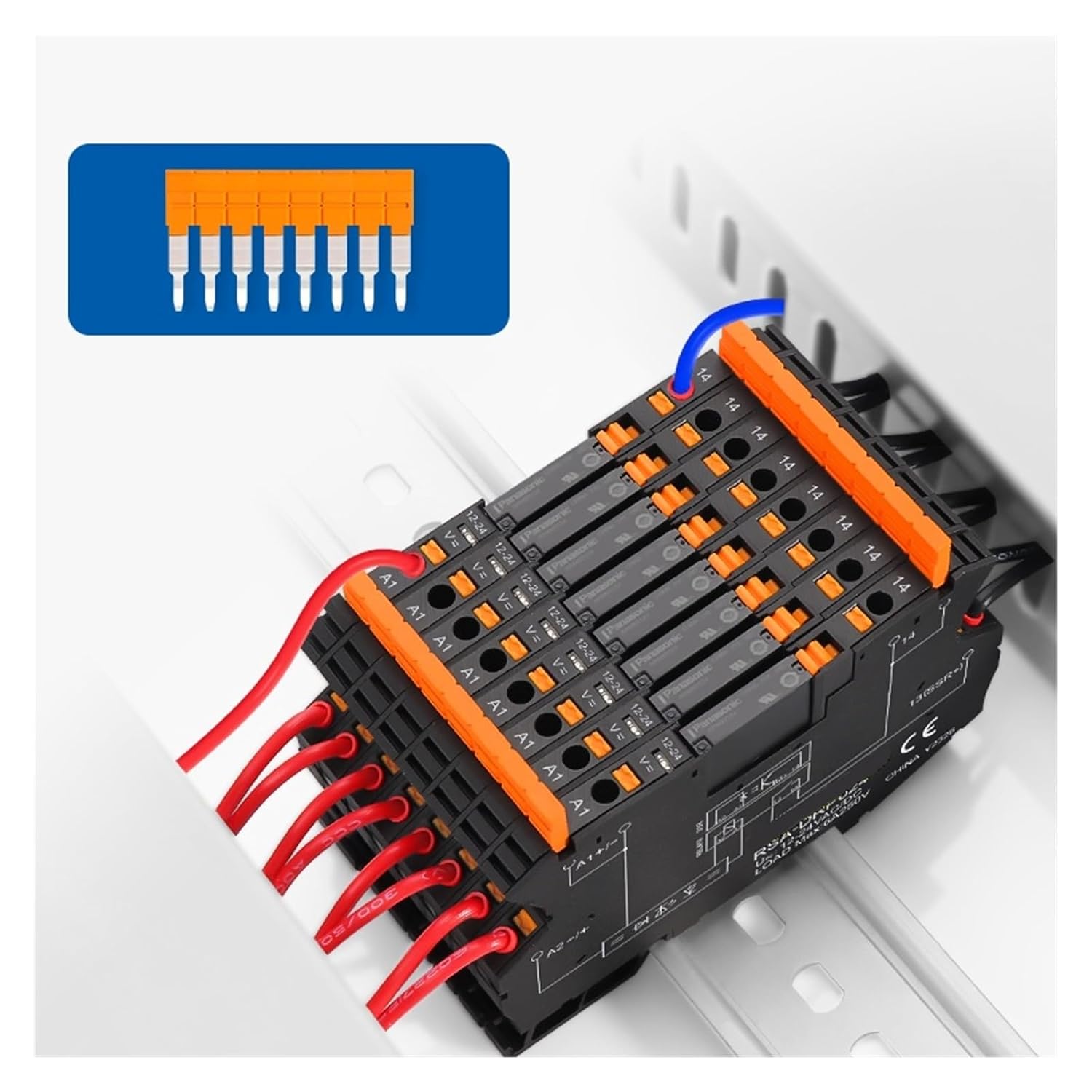 APAN3124 12V/24V DC Ultra Slim Intermediate Relay Module, 2A SPST NO Compact Chip Relay for Automotive/Industrial Control(EQZ102D 3.6A)