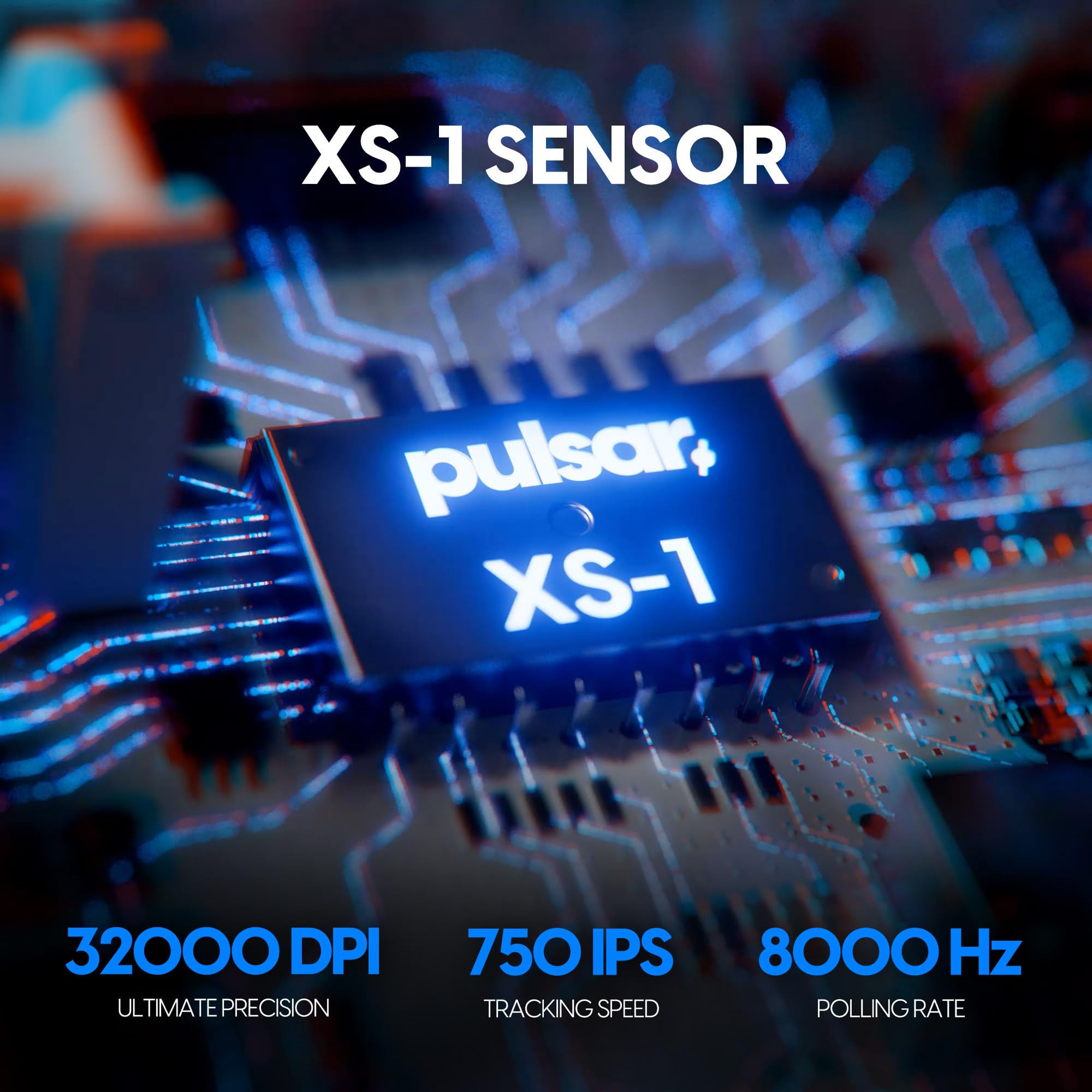 Pulsar Gaming Gears X3 Mysz Gamingowa Wireless, Średni, Biały | Ultralekka 1.94 oz (55g), Hybrid Ergonomiczna, Przełączniki optyczne, 32000 DPI, 750 IPS, 8k Compatible