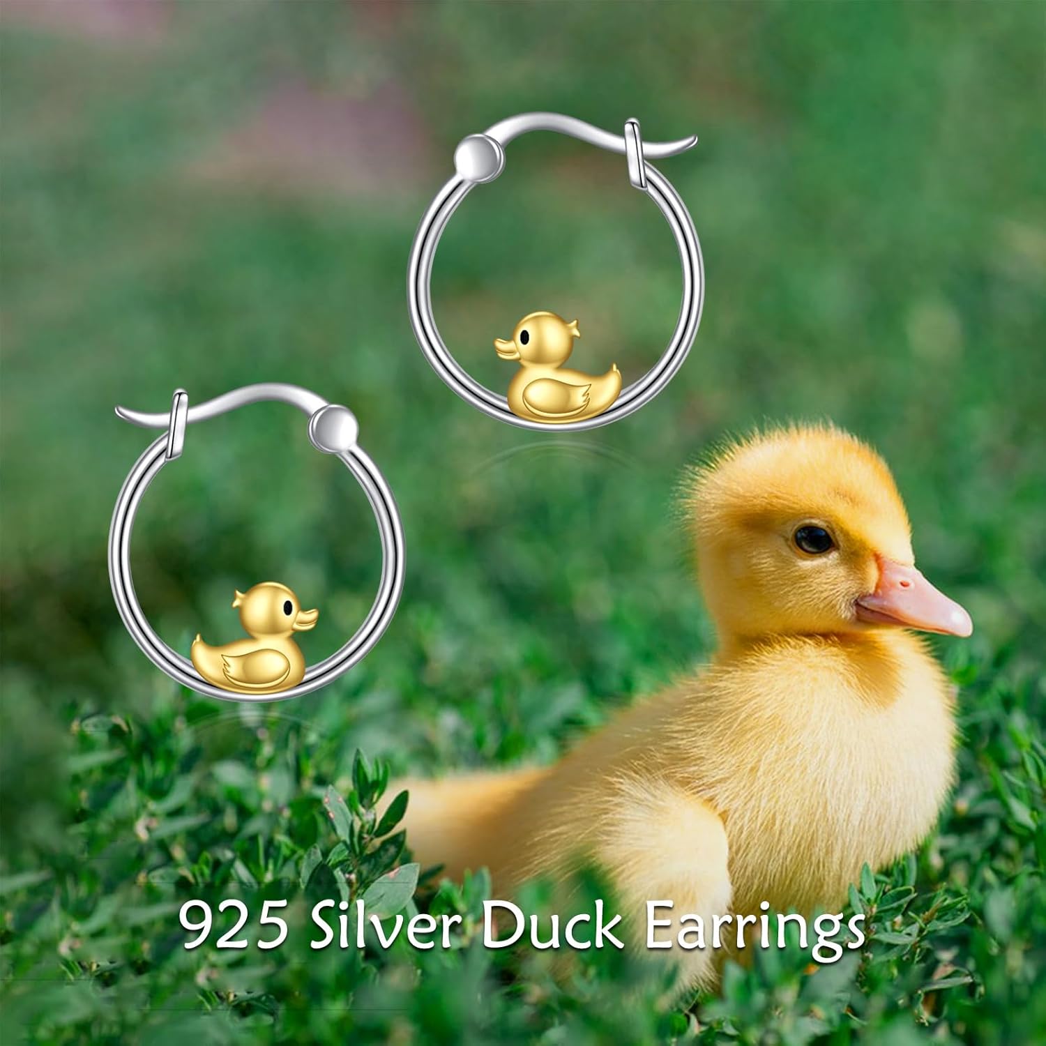 CRMAD Highland Cow/Hummingbird/Ladybug/Duck/Capybara/Rabbit/Seal/Crocodiles/Penduin Earrings for Women Sterling Silver Animal Jewelry - Image 5