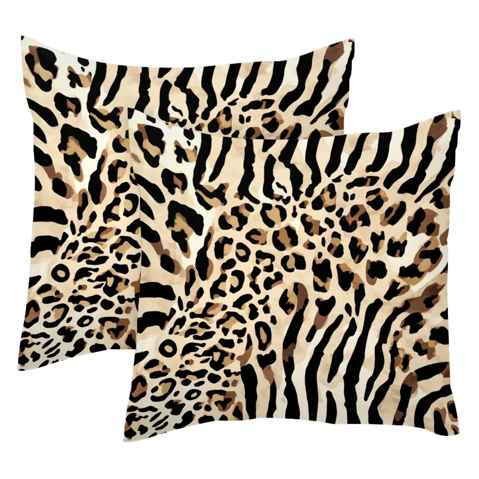 Housse de coussin velours 50x50 lot de 2 pour rénover vos coussins