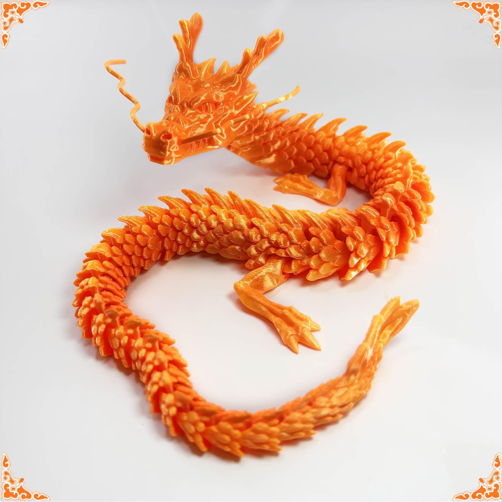 Amazon.com: UFNYN 3D Printed Dragon，Chinese Dragon Flexible Toy