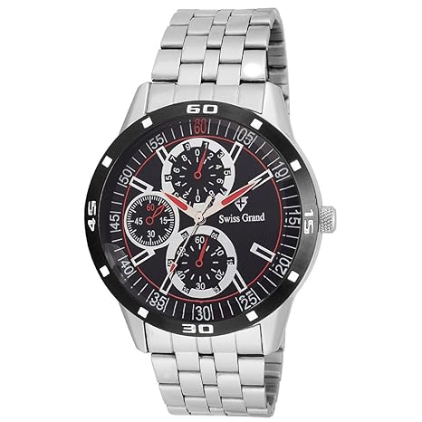 Analog Black Dial Mens Watch-SG1070